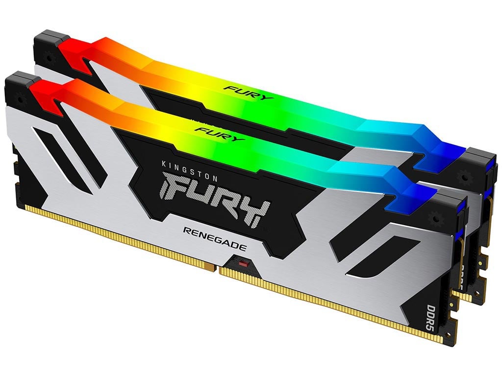 KINGSTON Memory KF564C32BBEAK2-32 FURY Beast Black RGB DDR5, 6400MT/s, 32GB KIT OF 2, EXPO
